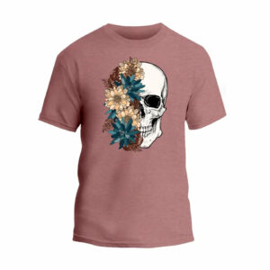 Bloom Skull T-Shirt_9294