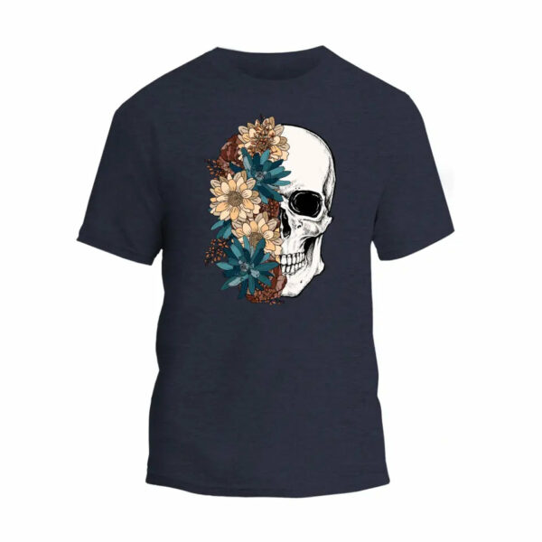 Bloom Skull T-Shirt_9294