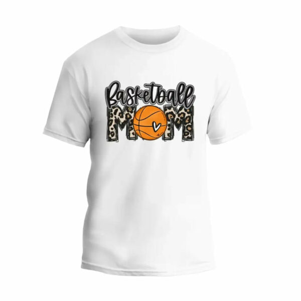 Basketball Mom Leopard T-Shirt_4115