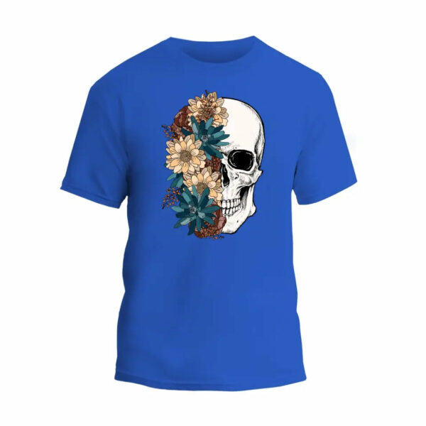 Bloom Skull T-Shirt_9294