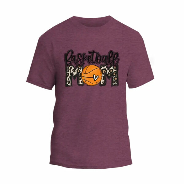 Basketball Mom Leopard T-Shirt_4115