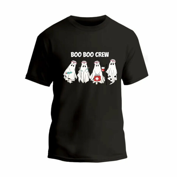 Boo Boo Crew Halloween Nurse T-Shirt_5144