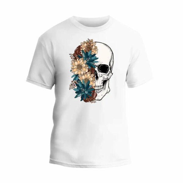 Bloom Skull T-Shirt_9294