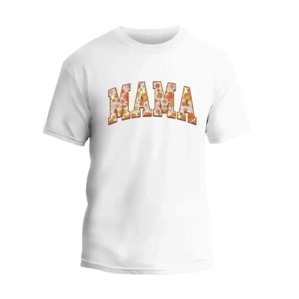 Floral Retro Mama T-Shirt_6491