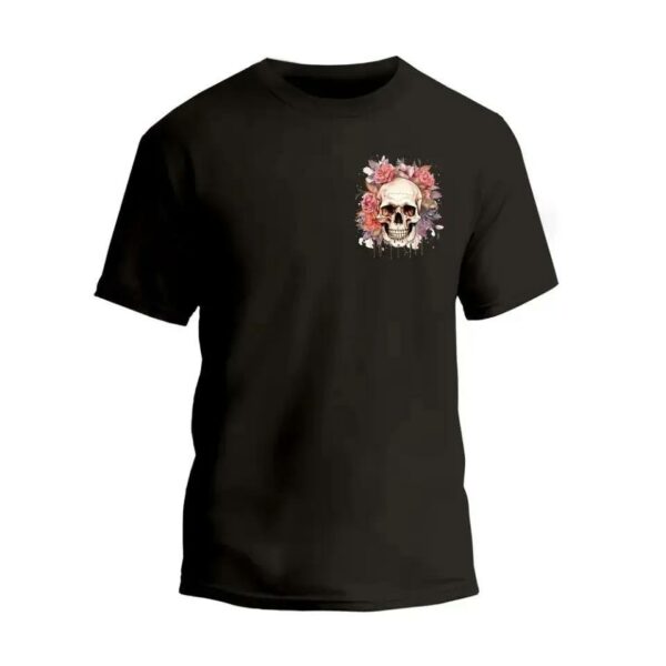 Floral Skull T-Shirt_1120