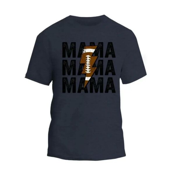 Football Lightning Mama T-Shirt_1018