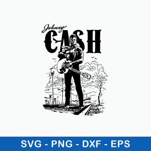 Johnny Cash Svg, Singer Svg-dreamsvg