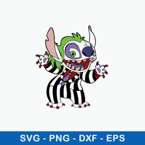 Joker Stitch Svg, Stitch  Halloween Svg-dreamsvg